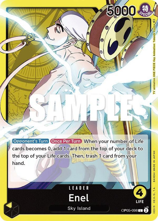 Enel (098) - Leader - One Piece Card Game