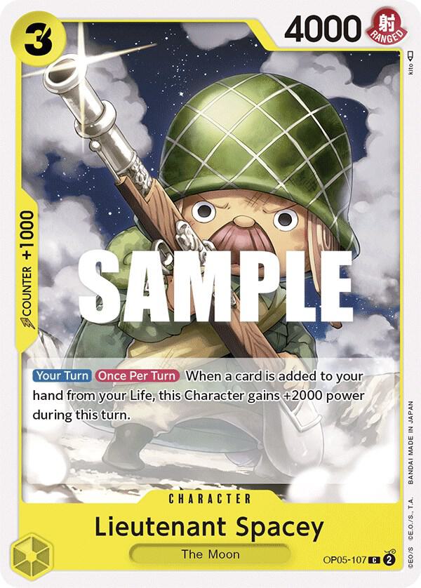 Lieutenant Spacey - Common - One Piece Card Game