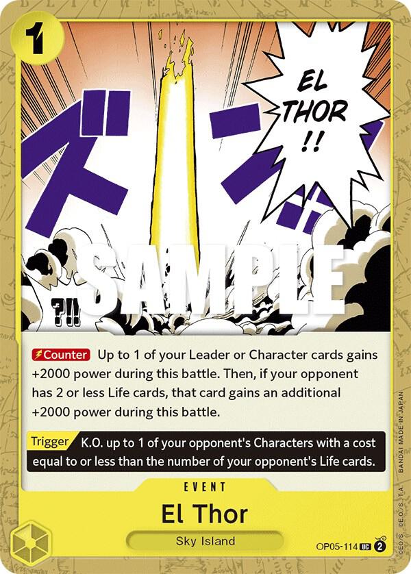 El Thor - Uncommon - One Piece Card Game