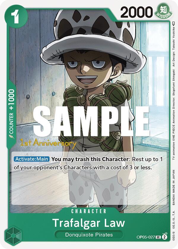 Trafalgar Law (027) - Uncommon - One Piece Card Game