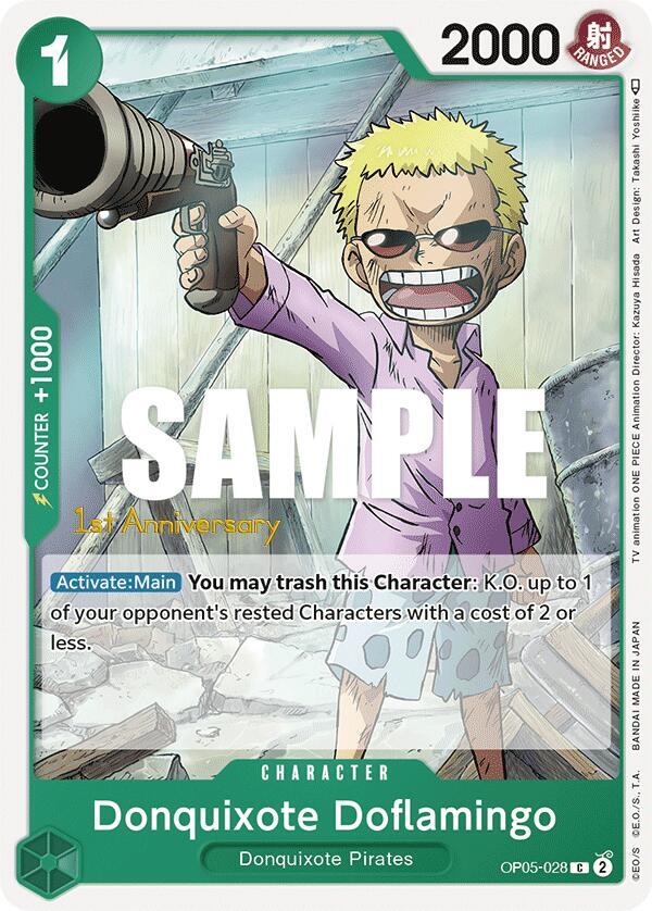 Donquixote Doflamingo (028) - Common - One Piece Card Game