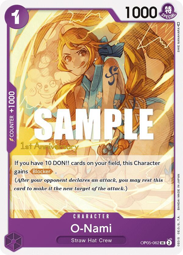 O-Nami - Uncommon - One Piece Card Game