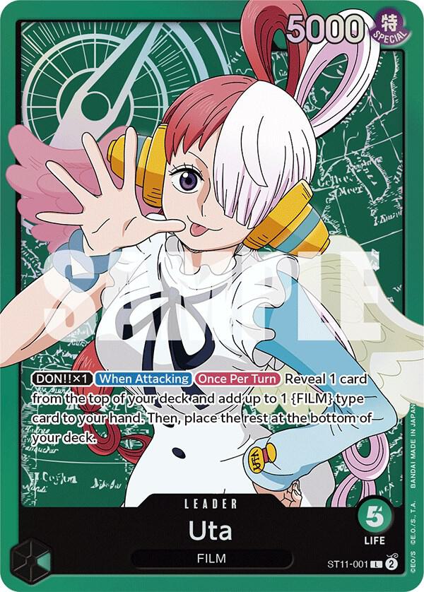 Uta (ST11-001) (Leader) - One Piece TCG