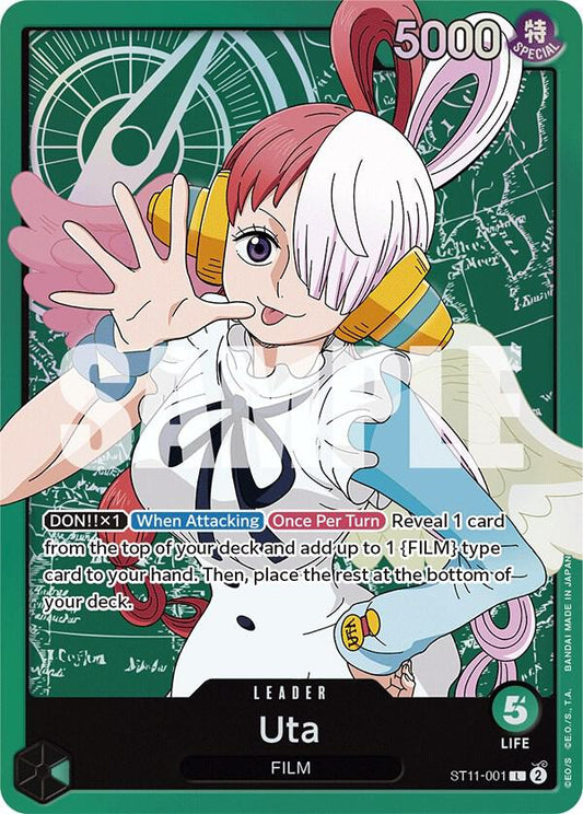 Uta (ST11-001) - Leader - One Piece Card Game