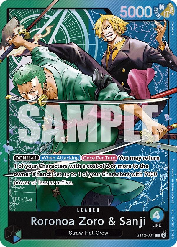 Roronoa Zoro & Sanji - Leader - One Piece Card Game