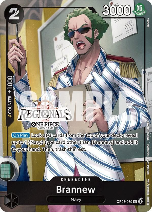 Brannew (Online Regional 2024) [Participant] - Rare - One Piece Card Game