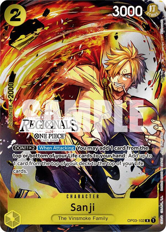 Sanji (Online Regional 2024) [Participant] - Rare - One Piece Card Game