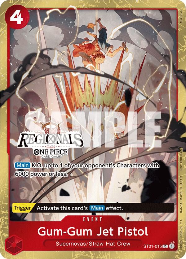 Gum-Gum Jet Pistol (Online Regional 2024) [Participant] - Common - One Piece Card Game