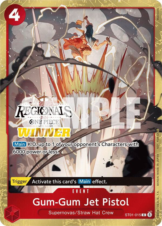 Gum-Gum Jet Pistol (Online Regional 2024) [Winner] - Common - One Piece Card Game