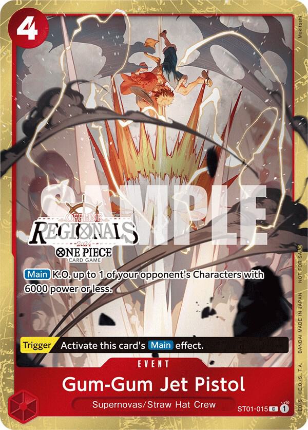 Gum-Gum Jet Pistol (Offline Regional 2024) [Participant] - Common - One Piece Card Game