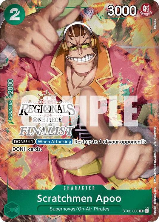 Scratchmen Apoo (Online Regional 2024) [Finalist] - Common - One Piece Card Game