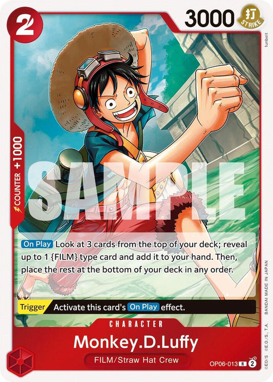 Monkey.D.Luffy - Rare - One Piece Card Game