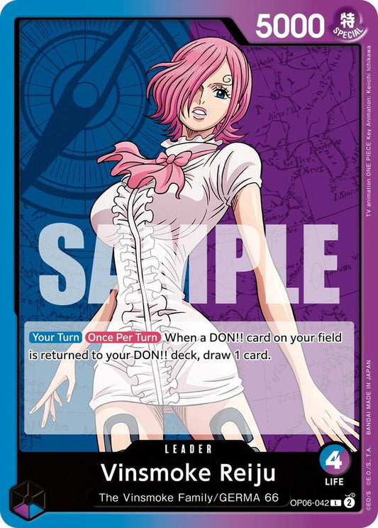 Vinsmoke Reiju (042) - Leader - One Piece Card Game