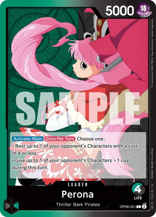 Perona (021) - Leader - One Piece Card Game