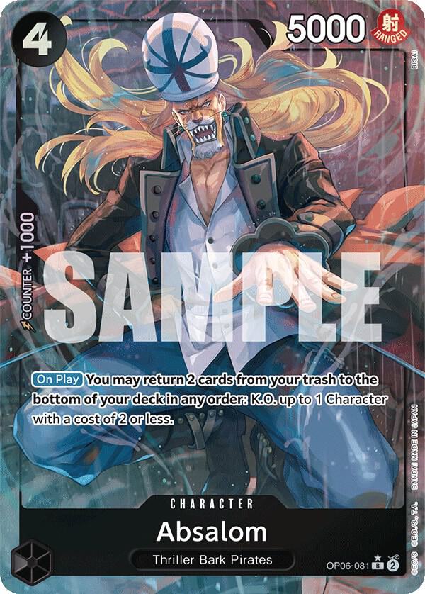 Absalom (Alternate Art) - Rare - One Piece Card Game