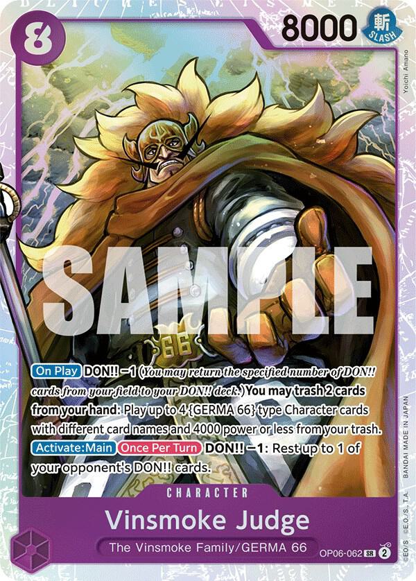 Vinsmoke Judge (Super Rare) - One Piece TCG