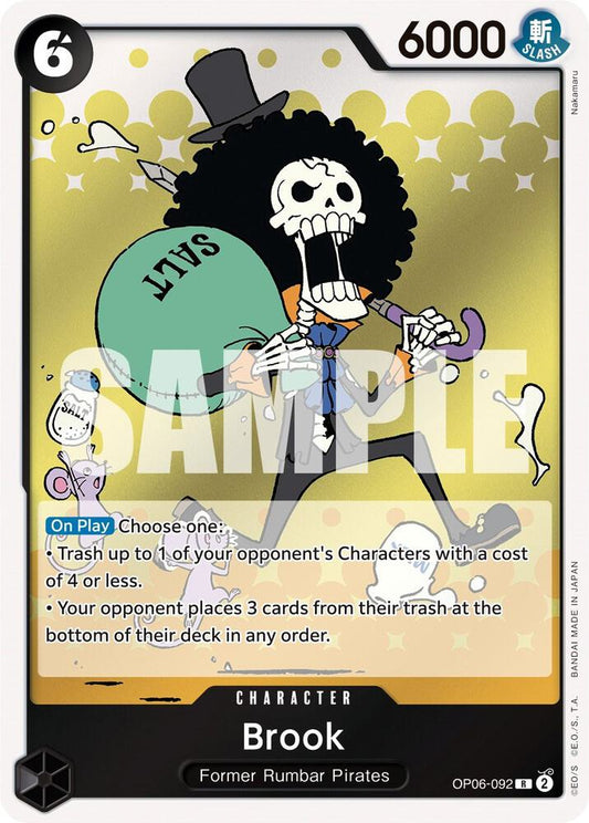 Brook - Rare - One Piece Card Game