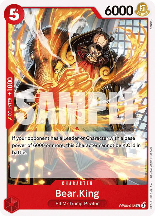Bear.King - Uncommon - One Piece Card Game
