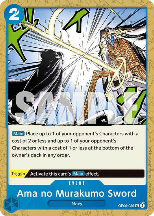 Ama no Murakumo Sword - Uncommon - One Piece Card Game