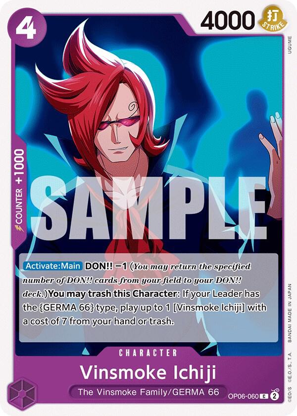 Vinsmoke Ichiji (060) (Common) - One Piece TCG