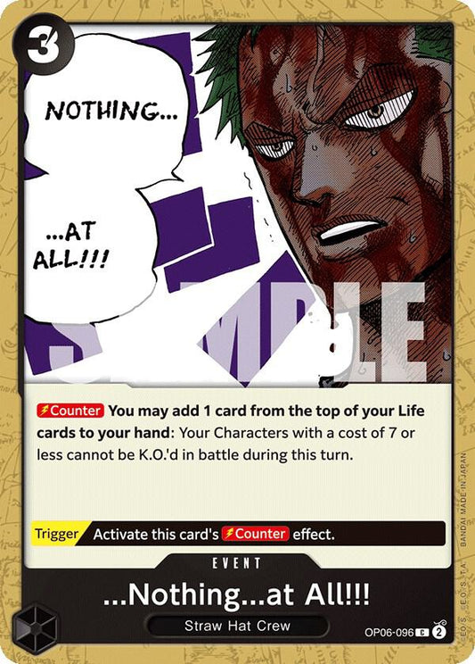 ...Nothing...at All!!! (Common) - One Piece TCG