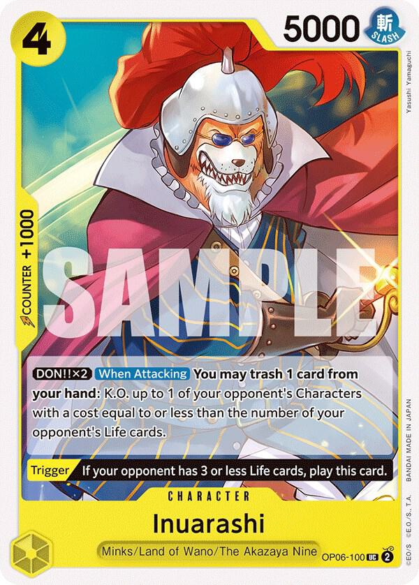 Inuarashi (Uncommon) - One Piece TCG