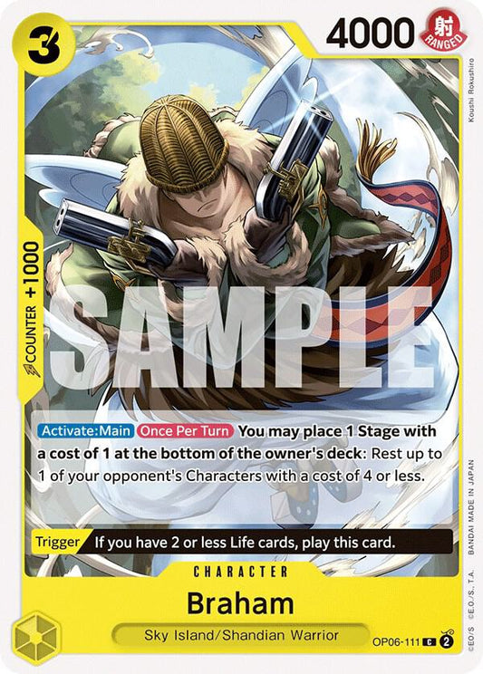 Braham - Common - One Piece Card Game