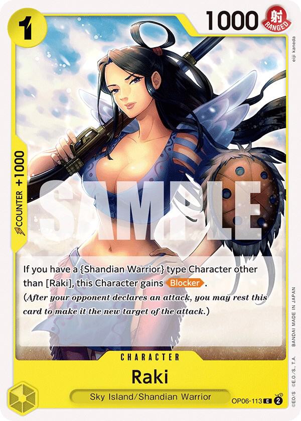 Raki - Common - One Piece Card Game