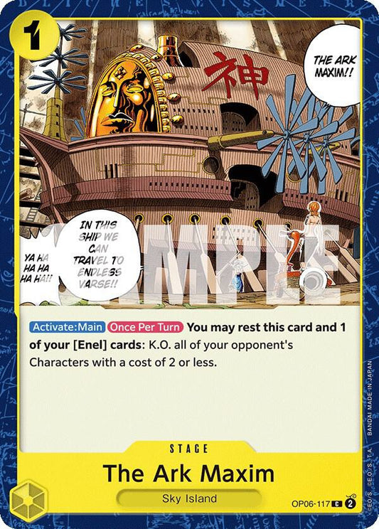 The Ark Maxim - Common - One Piece Card Game