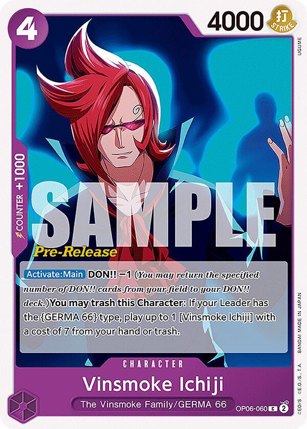 Vinsmoke Ichiji (060) (Common) - One Piece TCG