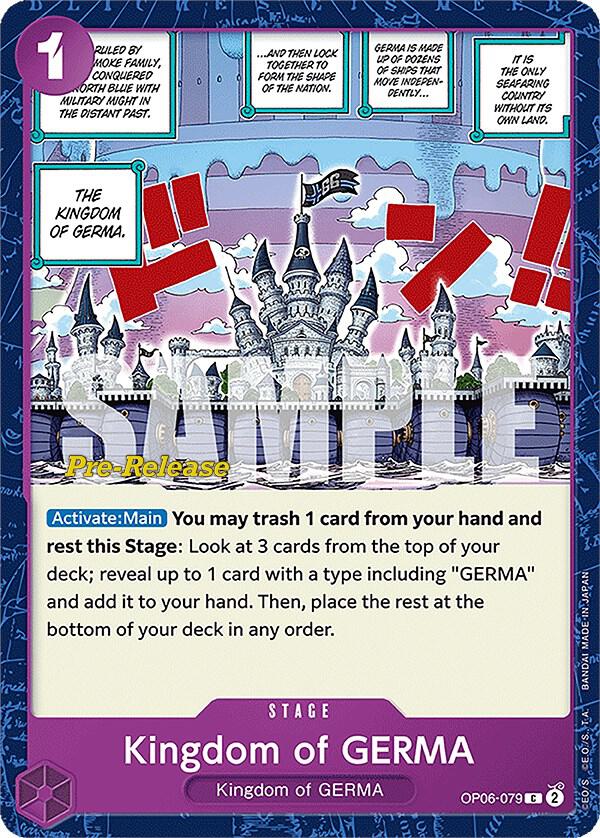 Kingdom of GERMA (Common) - One Piece TCG