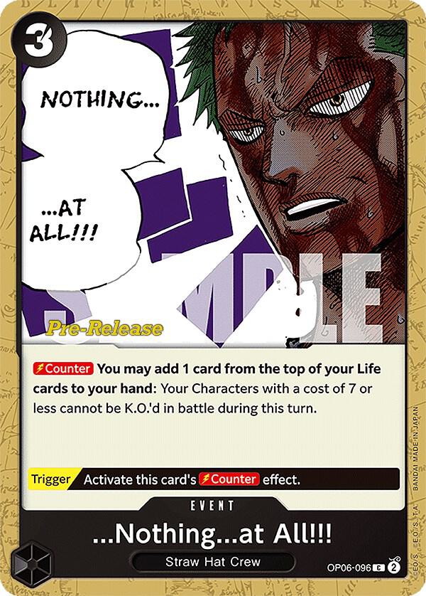 ...Nothing...at All!!! (Common) - One Piece TCG