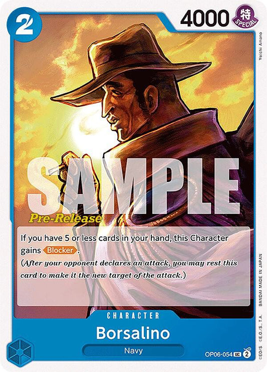 Borsalino - Uncommon - One Piece Card Game
