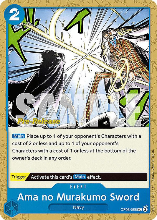 Ama no Murakumo Sword - Uncommon - One Piece Card Game