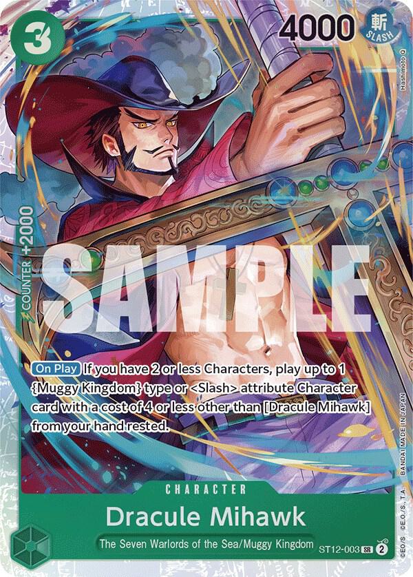 Dracule Mihawk - Super Rare - One Piece Card Game