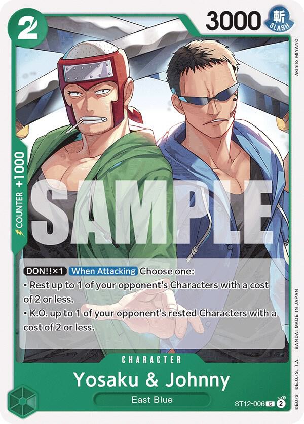 Yosaku & Johnny - Common - One Piece Card Game