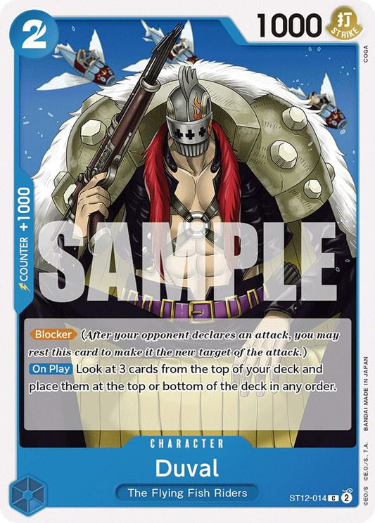 Duval - Common - One Piece Card Game