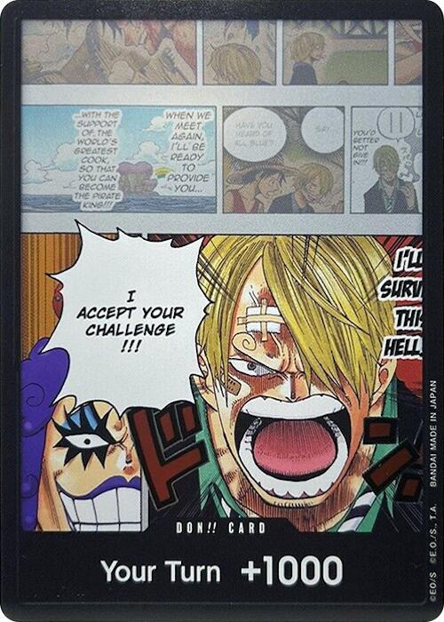 DON!! Card (Ivankov & Sanji) (Double Pack Set Vol. 3) - DON!! - One Piece Card Game