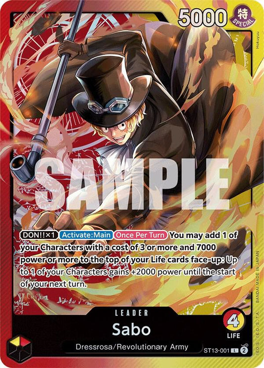 Sabo (001) - Leader - One Piece Card Game