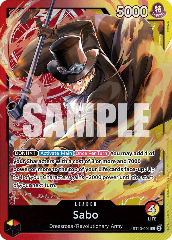 Sabo (001) (Leader) - One Piece TCG