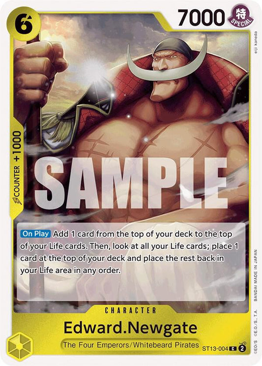 Edward.Newgate - Common - One Piece Card Game