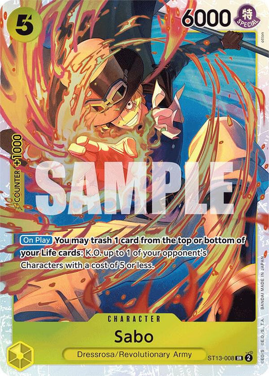 Sabo (008) - Super Rare - One Piece Card Game