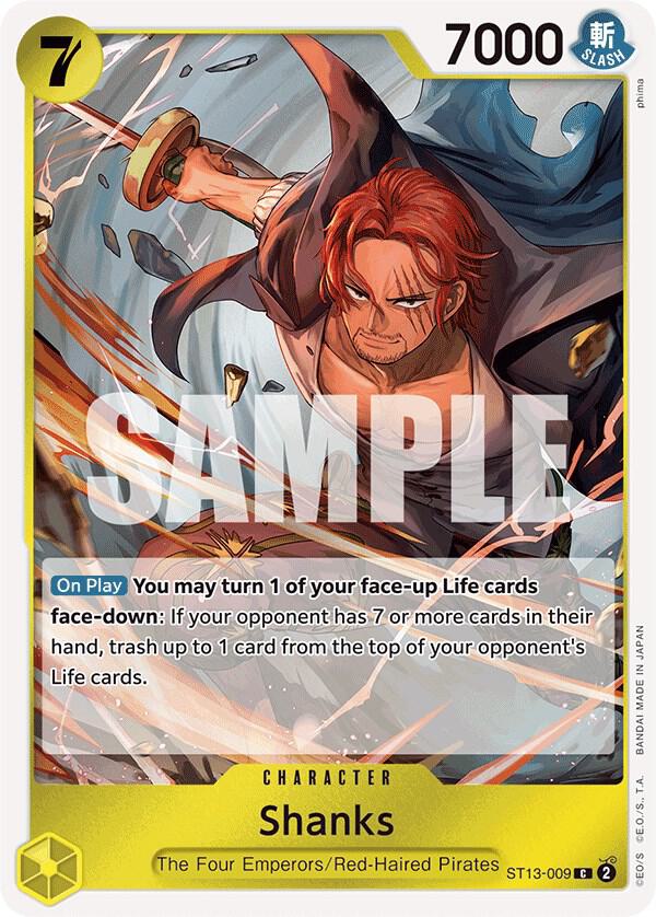 Shanks - Common - One Piece Card Game