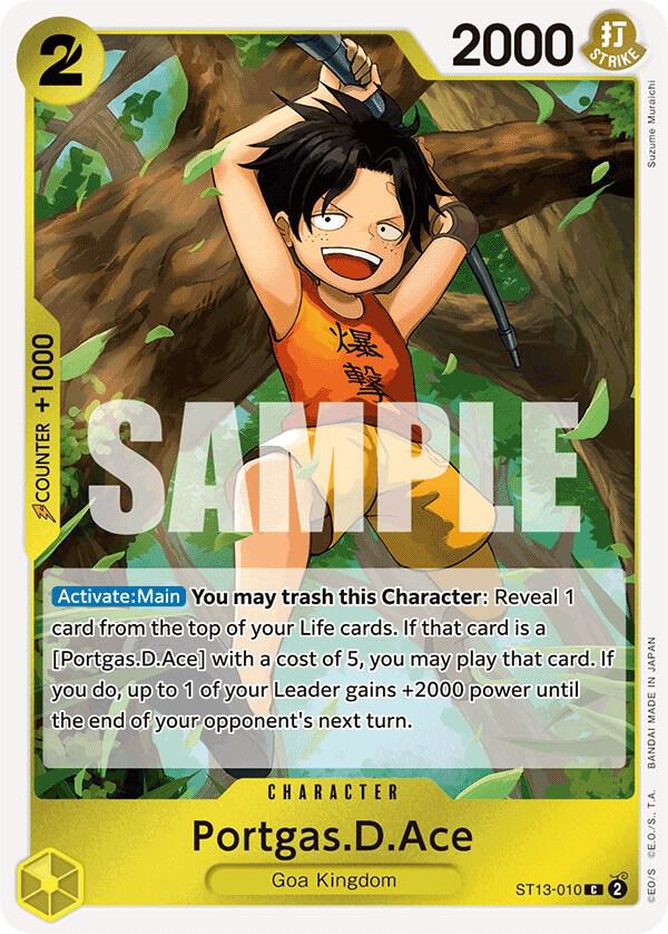 Portgas.D.Ace (010) (Common) - One Piece TCG