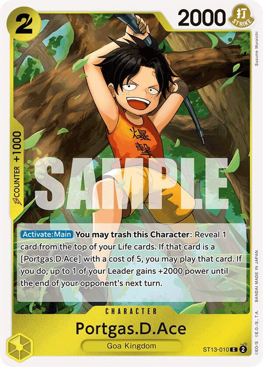 Portgas.D.Ace (010) - Common - One Piece Card Game