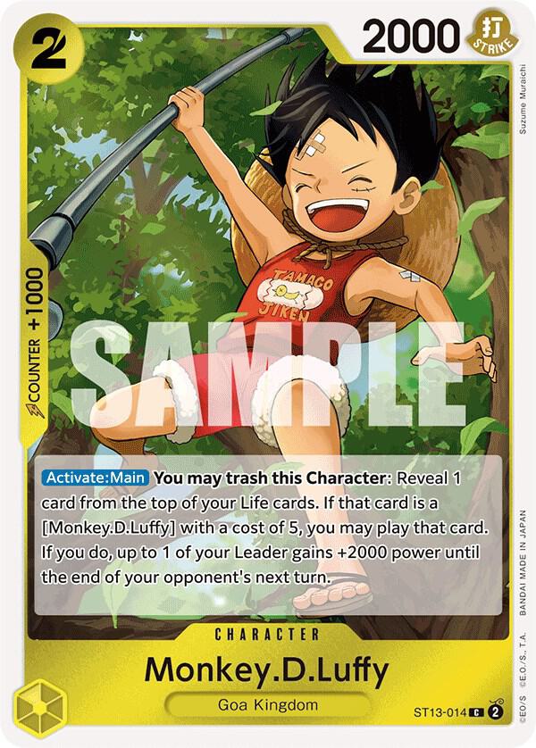 Monkey.D.Luffy (014) - Common - One Piece Card Game