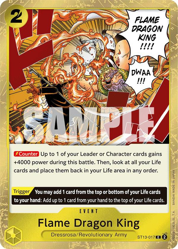 Flame Dragon King (Common) - One Piece TCG