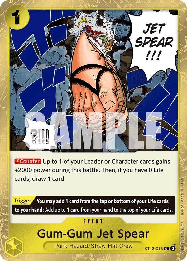 Gum-Gum Jet Spear (Common) - One Piece TCG