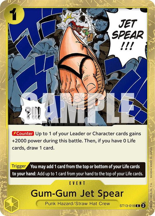 Gum-Gum Jet Spear - Common - One Piece Card Game