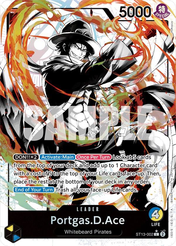 Portgas.D.Ace (002) (Parallel) (Leader) - One Piece TCG